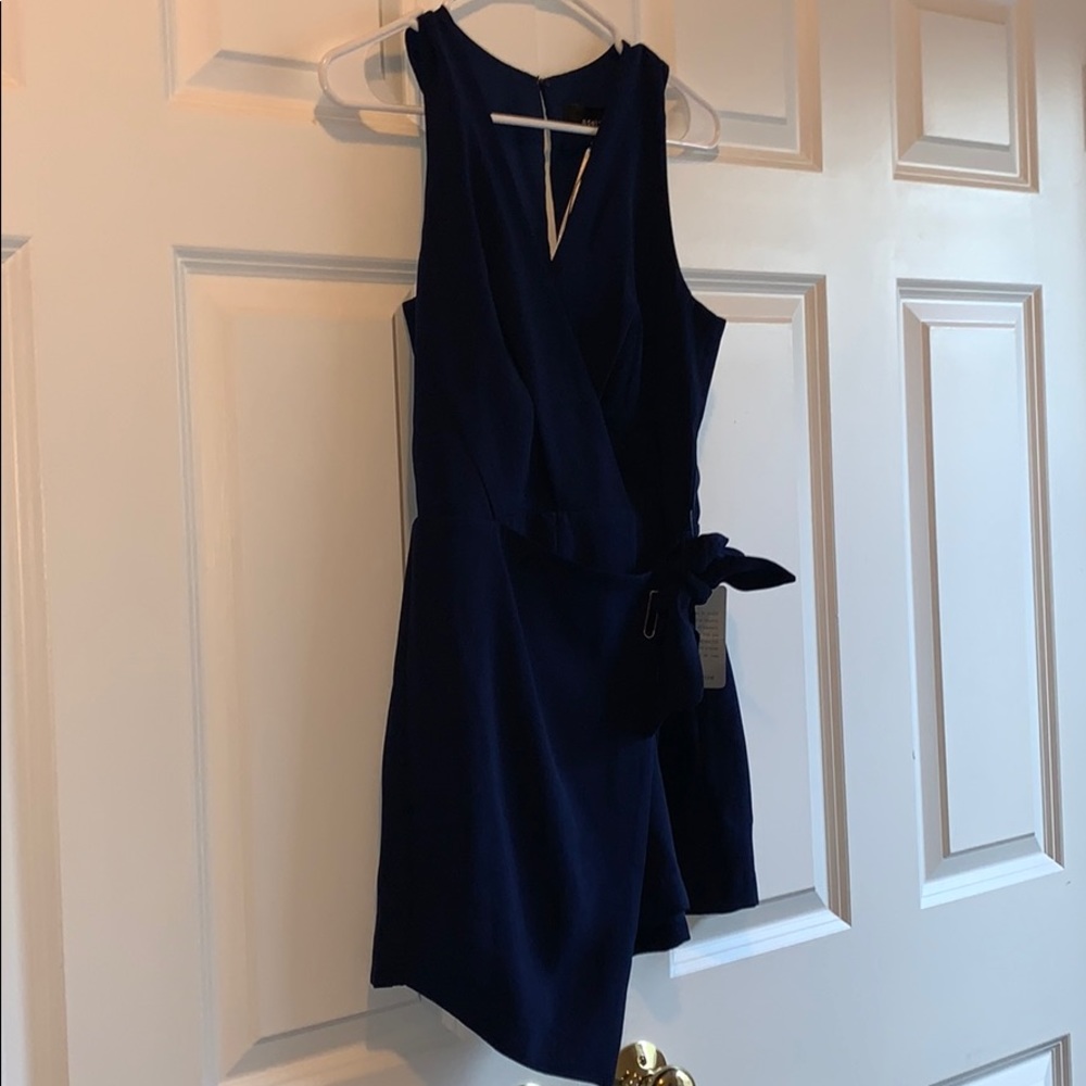Navy Adelyn Rae romper